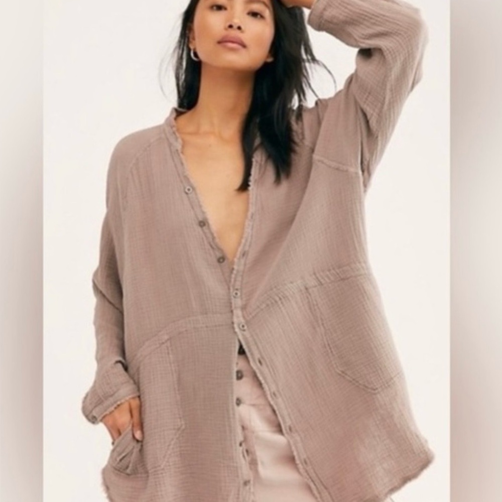 Free People We The Free Summer Daydream button down.